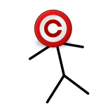 Файл:Copyright Icon-Headed Stickman.svg